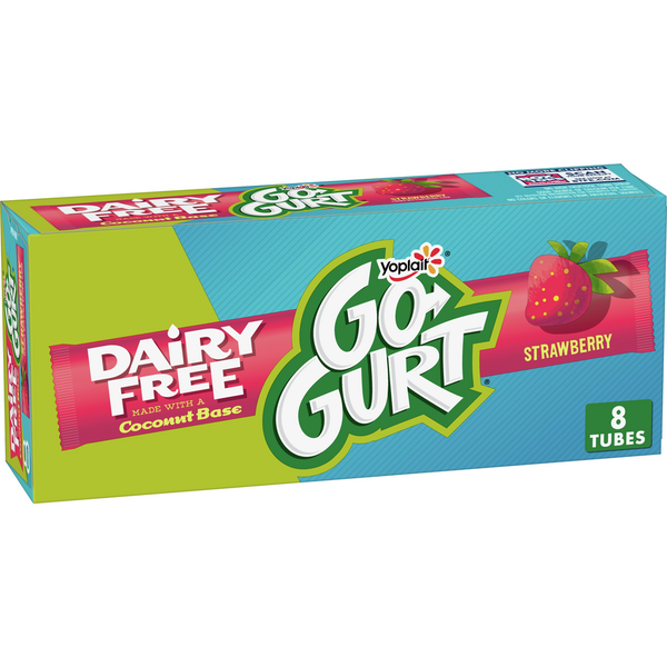 Yogurt Yoplait Go-GURT, Dairy Free Strawberry hero