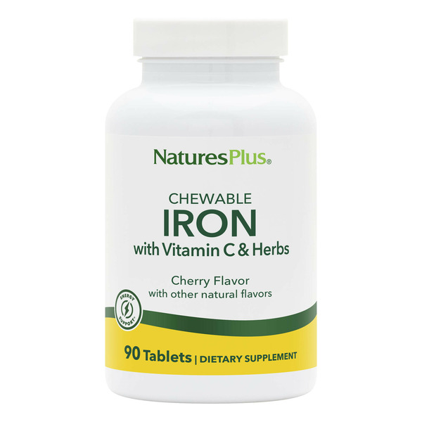 Vitamins & Supplements NaturesPlus Chewable Iron with Vitamin C & Herbs hero