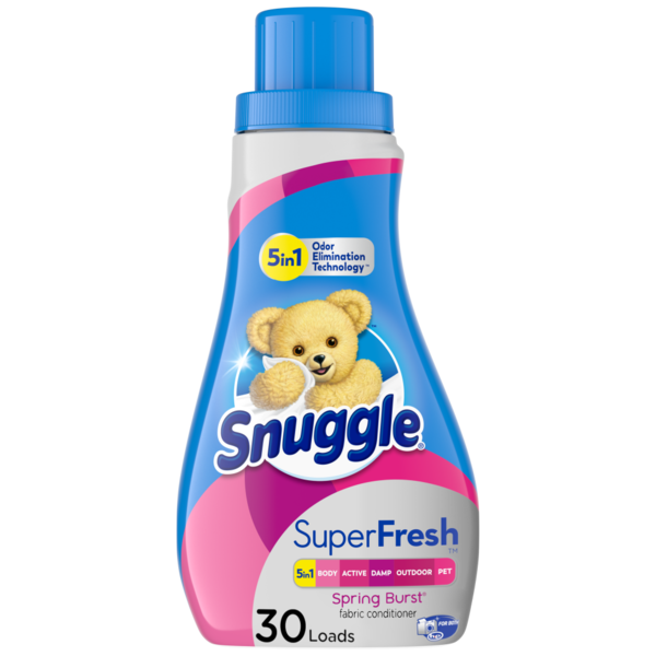 Laundry Snuggle Liquid Fabric Softener SuperFresh Spring Burst hero