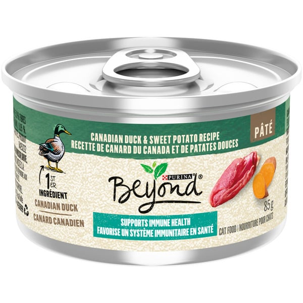 Cat Food & Care Beyond Pâté Canadian Duck & Sweet Potato Recipe hero