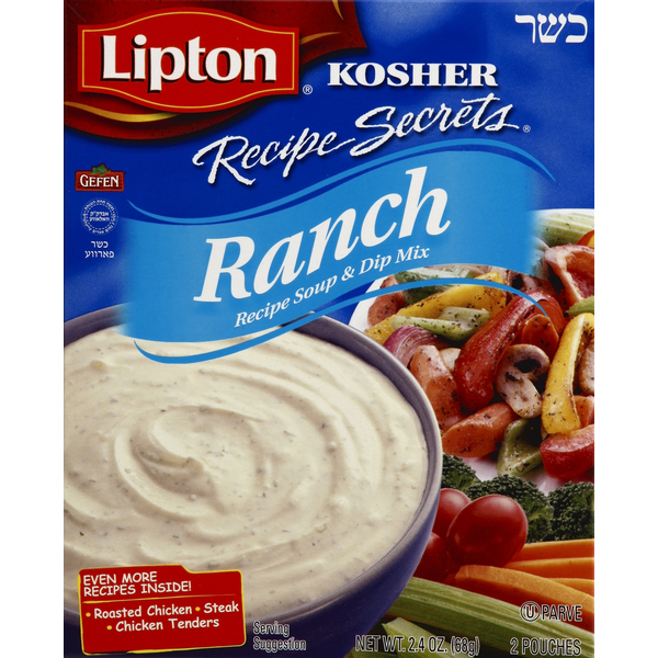 Kosher Foods Lipton Recipe Soup & Dip Mix, Ranch hero