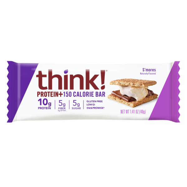 Breakfast Bars & Pastries think! Protein + 150 Calorie S'Mores Bar hero