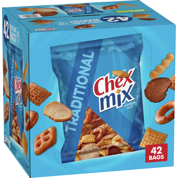 Trail Mix & Snack Mix Chex Mix Snack Mix, Traditional, Savory Snack Bags hero