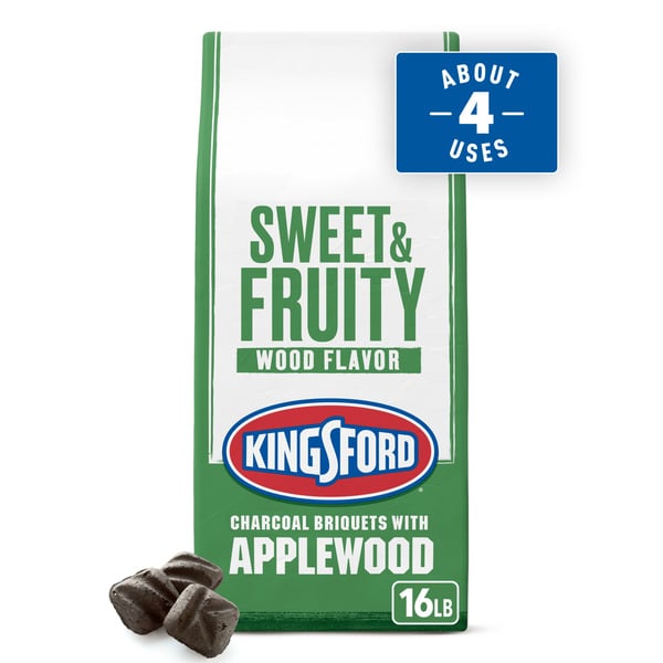 More Household Kingsford Charcoal Briquettes with Applewood, BBQ Charcoal for Grilling hero