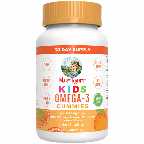 MaryRuth's Omega-3, Kids, Gummies, Orange hero