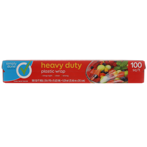 More Household Simply Done Heavy Duty Plastic Wrap Roll hero