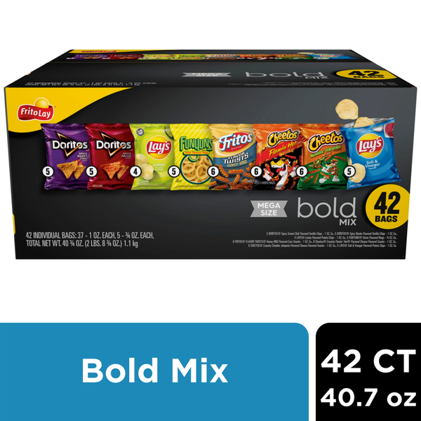 Beers & Coolers Frito Lay Snacks, Bold Mix hero