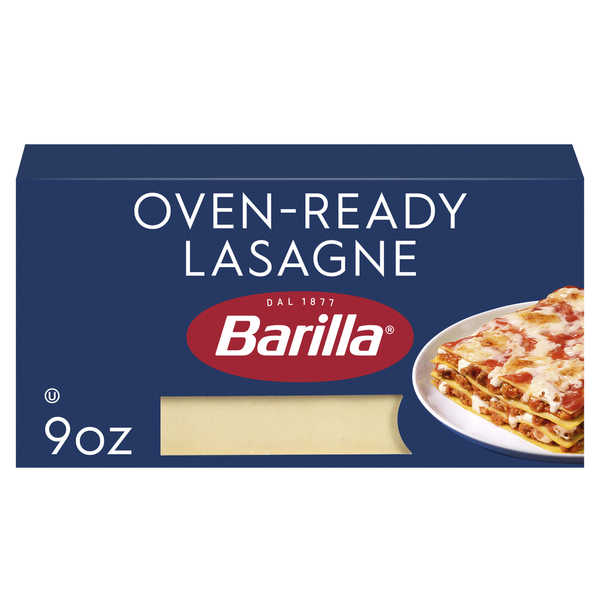 Dry Pasta Barilla Oven-Ready Lasagne - Pasta Made with Durum Wheat Semolina & Kosher Certified hero