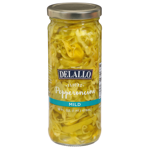 Pickled Goods & Olives DeLallo Pepperoncini, Sliced, Mild hero