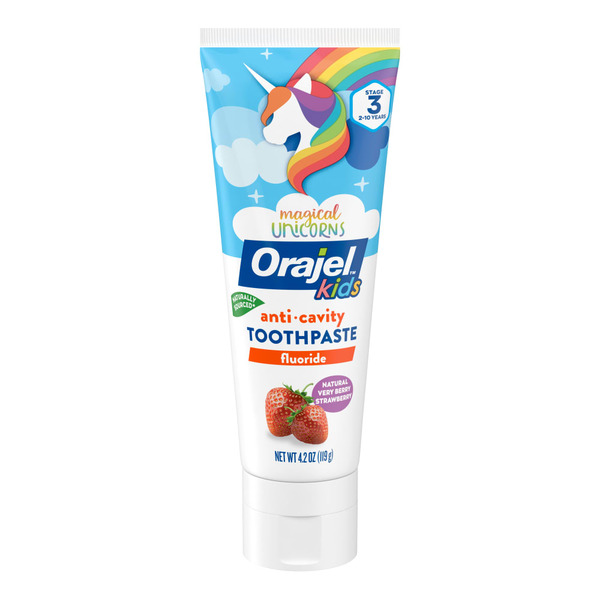 Oral Hygiene Orajel Kids Magical Unicorns Anti-Cavity Fluoride Toothpaste hero