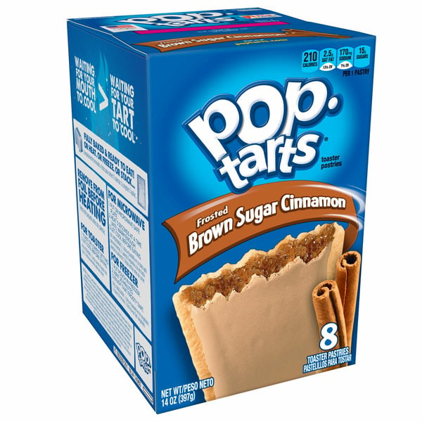 Breakfast Bars & Pastries Pop-Tarts Toaster Pastries, Breakfast Foods, Frosted Brown Sugar Cinnamon hero