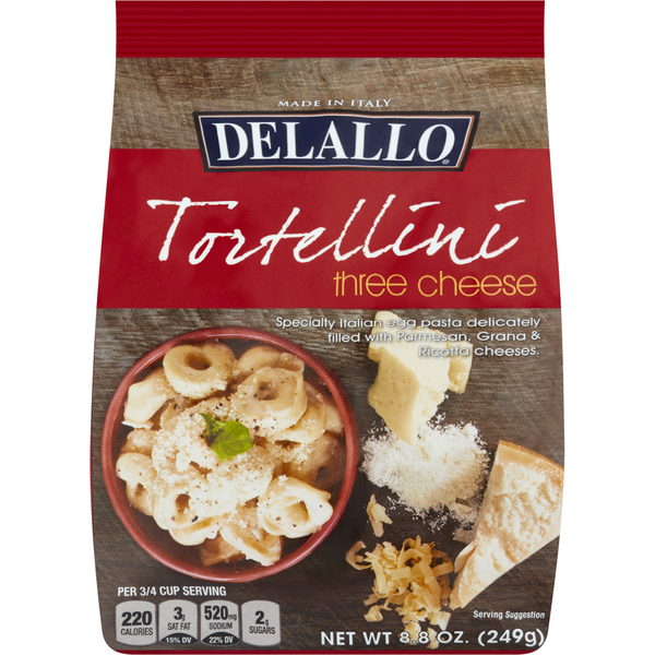 Dry Pasta DeLallo Tortellini, Three Cheese hero