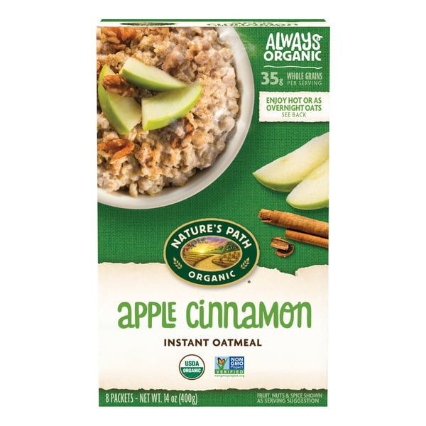 Hot Cereal & Pancake Mixes Nature's Path Apple Cinnamon Oatmeal hero