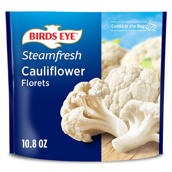 Frozen Produce Birds Eye Steamfresh Cauliflower Florets, Frozen Vegetable hero