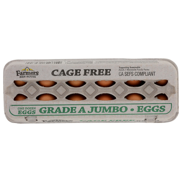 Eggs Farmers Hen House Cage-Free Brown Eggs, Jumbo hero