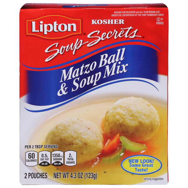 Kosher Foods Lipton Matzo Ball & Soup Mix hero