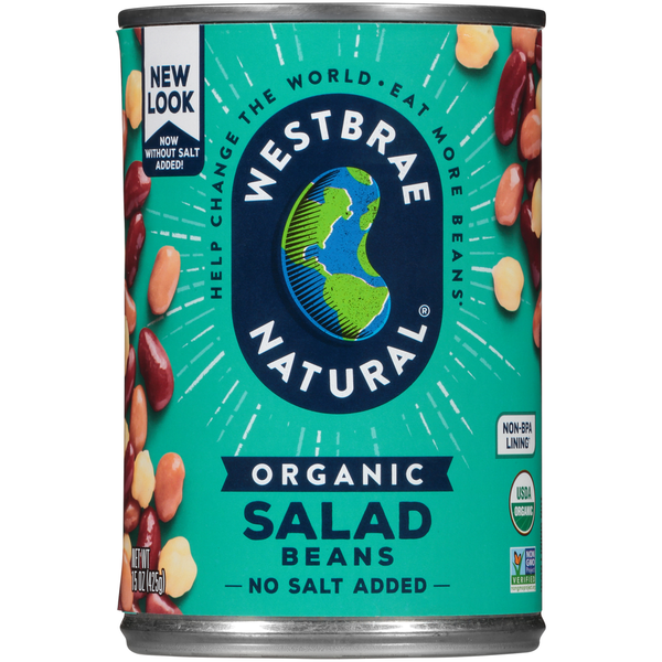 Canned Meals & Beans Westbrae Natural Organic Salad Beans hero