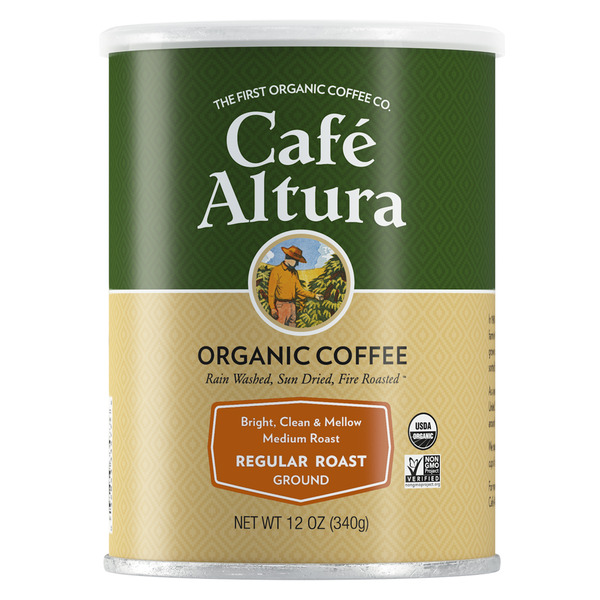 Coffee Cafe Altura Organic Coffee Regular Roast, Ground hero