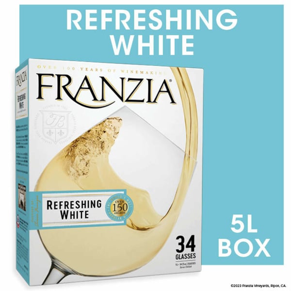 White Wines Franzia Refreshing White White Wine hero