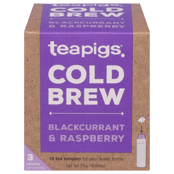 Tea teapigs Tea Temples, Cold Brew, Blackcurrant & Raspberry hero