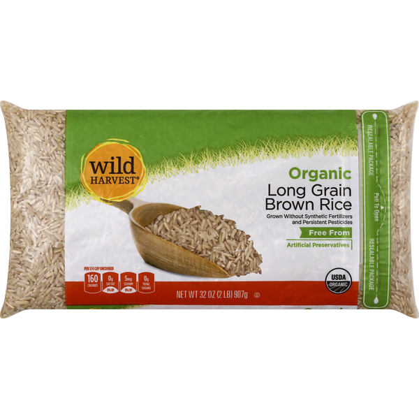 Grains, Rice & Dried Goods Wild Harvest Brown Rice, Organic, Long Grain hero