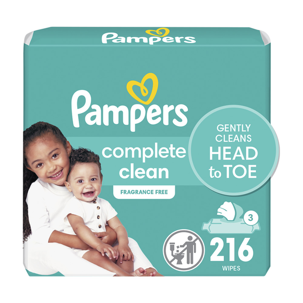 Diapers & Wipes Pampers Complete Clean Wipes hero