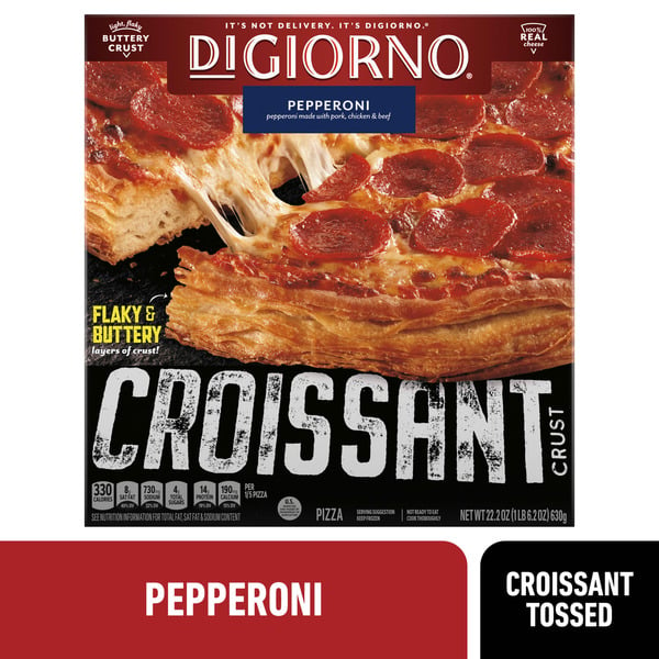 DiGiorno Frozen Croissant Crust Pizza Pepperoni hero