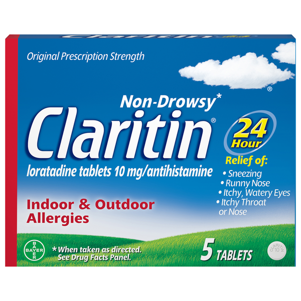 Cold, Flu & Allergy Claritin 24 Hour Non-Drowsy Allergy Tablets hero