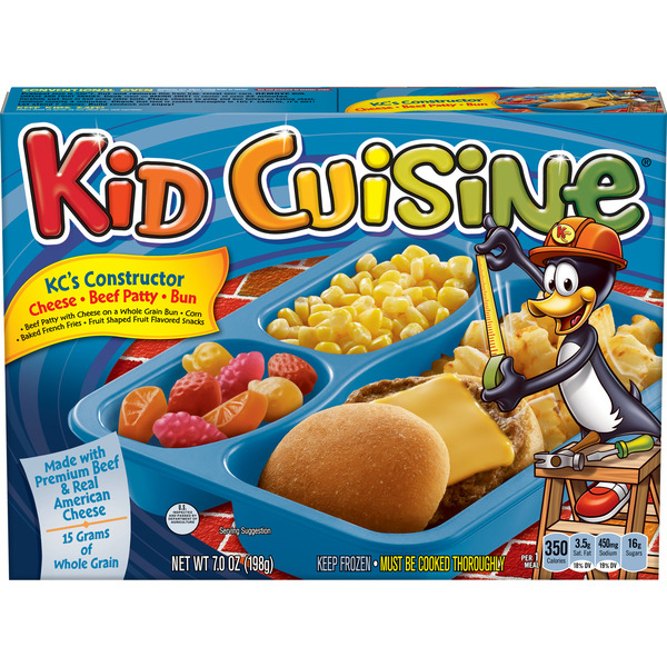 Frozen Meals Kid Cuisine Cheeseburger Meal hero