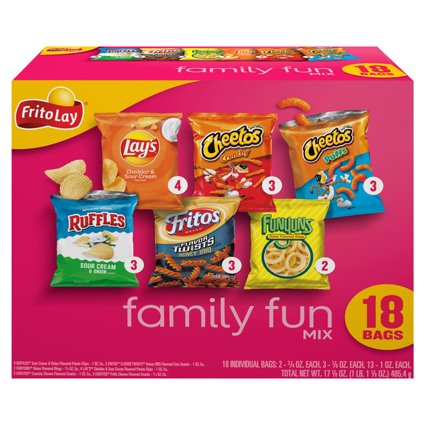 Chips & Pretzels Frito Lay Family Fun Mix hero