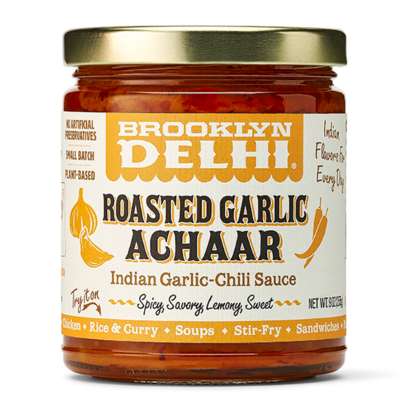 Spices & Seasonings Brooklyn Delhi Roasted Garlic Achaar, Indian Garlic-Chili Sauce hero