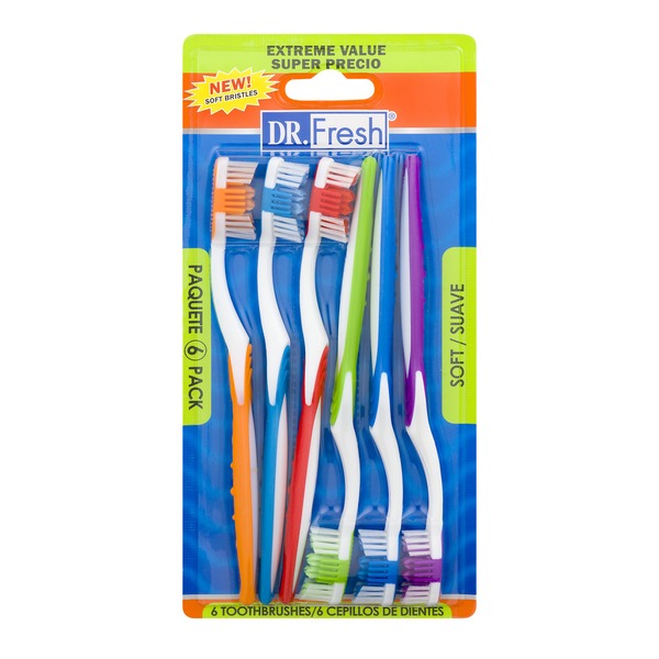 Oral Hygiene DR. Fresh Toothbrushes Soft - 6 CT hero