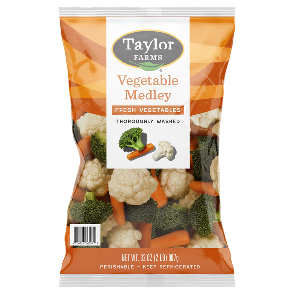 Packaged Vegetables & Fruits Taylor Farms Vegetable Medley hero