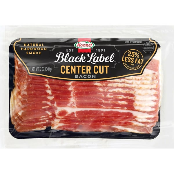 Hot Dogs, Bacon & Sausage Hormel Black Label Bacon Center Cut hero