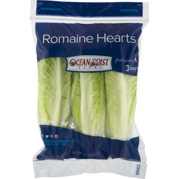 Lettuce, Salad & Leafy Greens Romaine Hearts hero