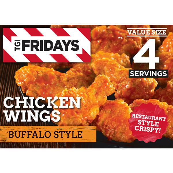 Frozen Appetizers & Sides TGI Fridays Buffalo Style Chicken Wings Value Size Frozen Snacks hero