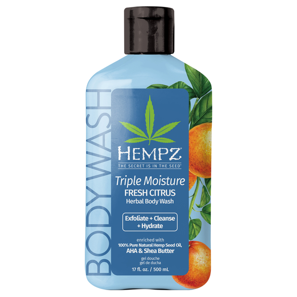 Hempz Body Wash, Herbal, Triple Moisture, Fresh Citrus hero