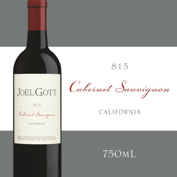 Cabernet Sauvignon Joel Gott Wines 815 Cabernet Sauvignon Red Wine hero