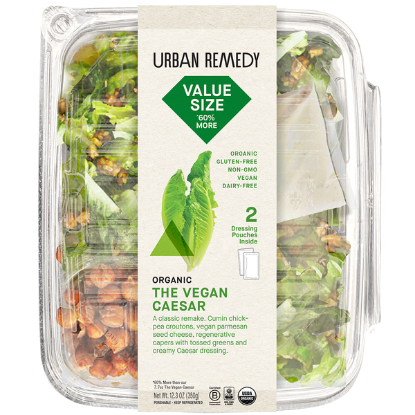 Condiments Urban Remedy Value Size, Organic Vegan Caesar hero