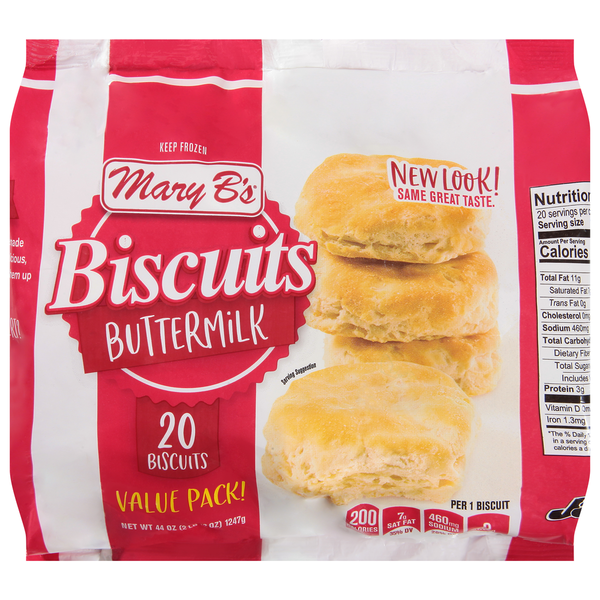 Frozen Breads & Doughs Mary B's Buttermilk Biscuits hero