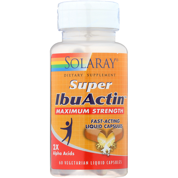 Supplement Combinations Solaray Super Ibuactin, Maximum Strength Comfort Formula hero