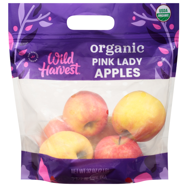 Packaged Vegetables & Fruits Wild Harvest Pink Lady Apples, Organic hero