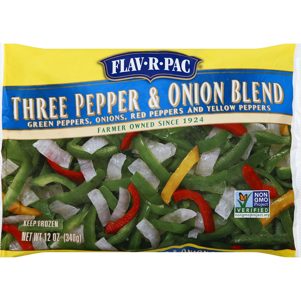 Frozen Meals Flav R Pac Three Pepper & Onion Blend hero