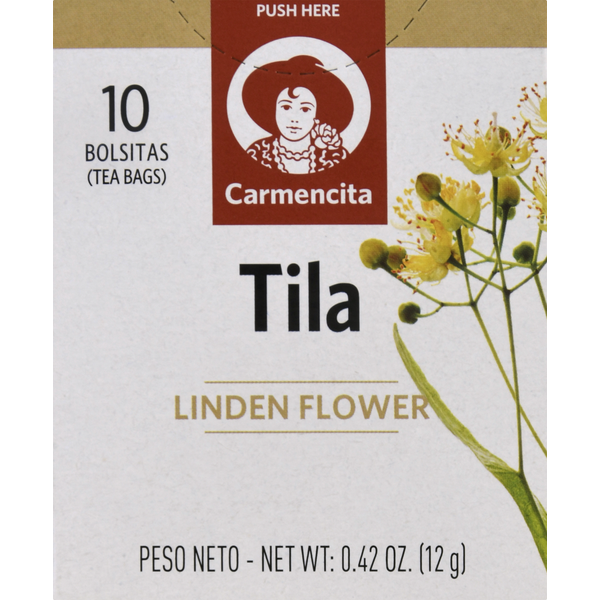 Tea Bags and Mixes Carmencita Tea, Linden Flower, Tea Bags hero