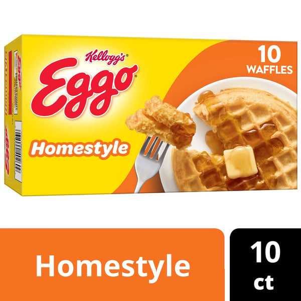 Frozen Breakfast Eggo Homestyle Frozen Waffles, Frozen Breakfast, Breakfast Food, Original hero