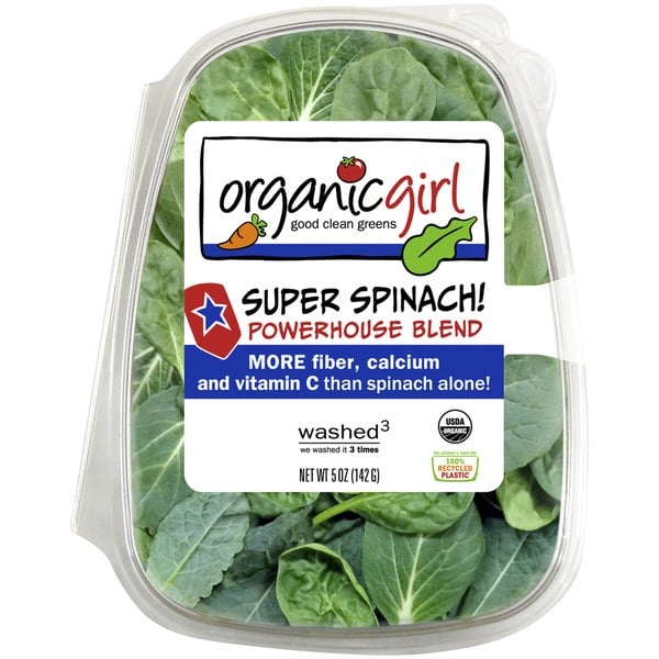 Fresh Vegetables Organic Girl Super Spinach Greens hero