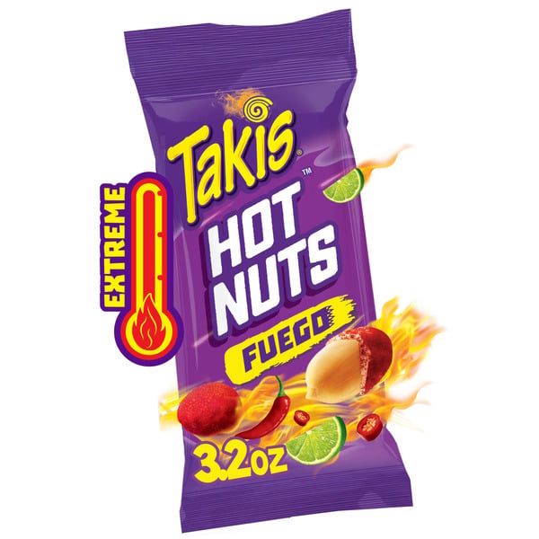 Nuts, Seeds & Dried Fruit Takis Hot Nuts Peanuts Hotnuts Fuego hero