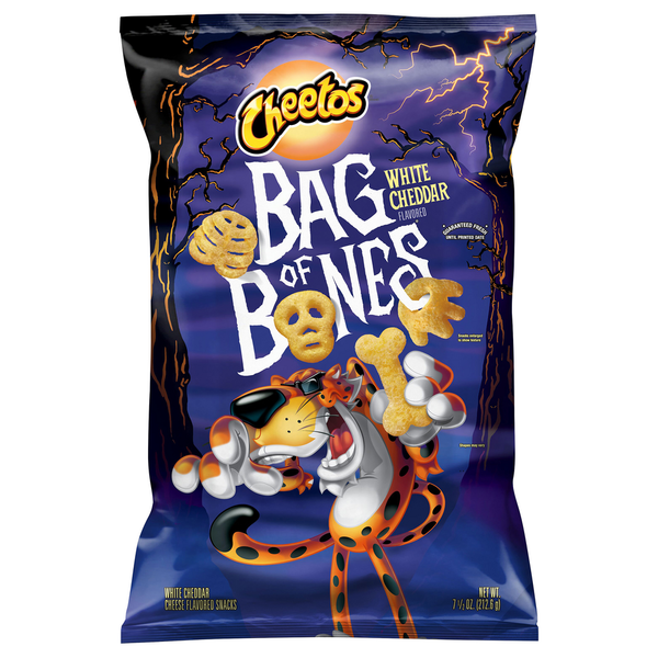 Chips & Pretzels Cheetos White Cheddar Cheese Flavored Snacks hero