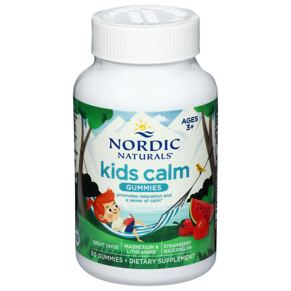 Nordic Naturals Kids Calm, Gummies, Strawberry Watermelon hero