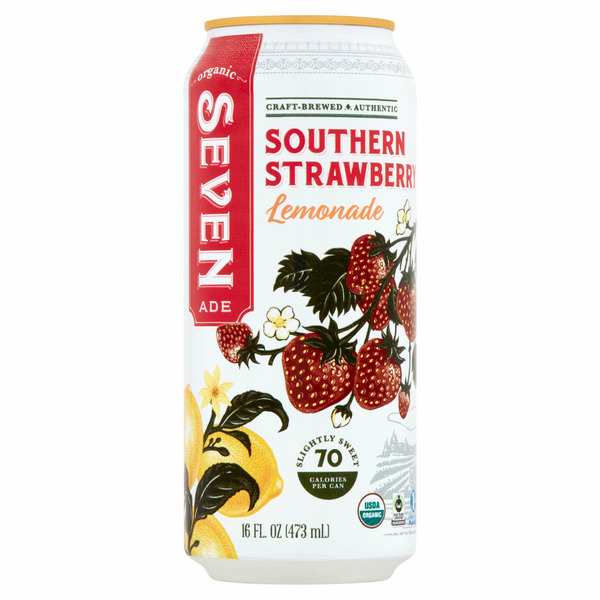 Seven Ade Organic Southern Strawberry Lemonade hero